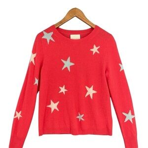 Cynthia Rowley 100% Cashmere Star Sweater